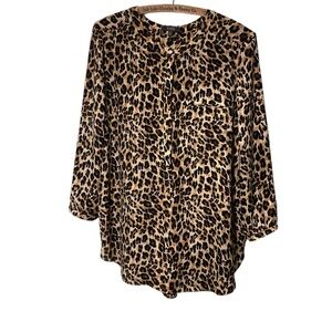NYDJ Animal Print Blouse